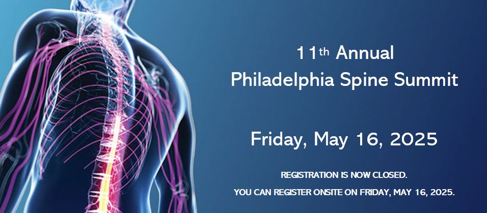 11th Annual Philadelphia Spine Summit Banner